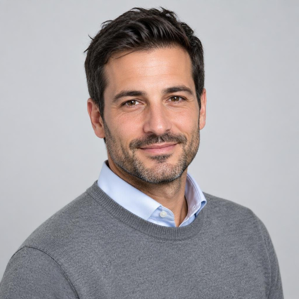 Studio portrait of a man career strategist