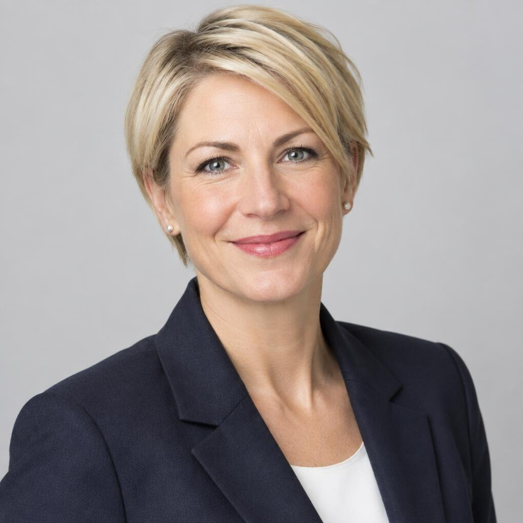 Studio portrait of a woman career coach smiling