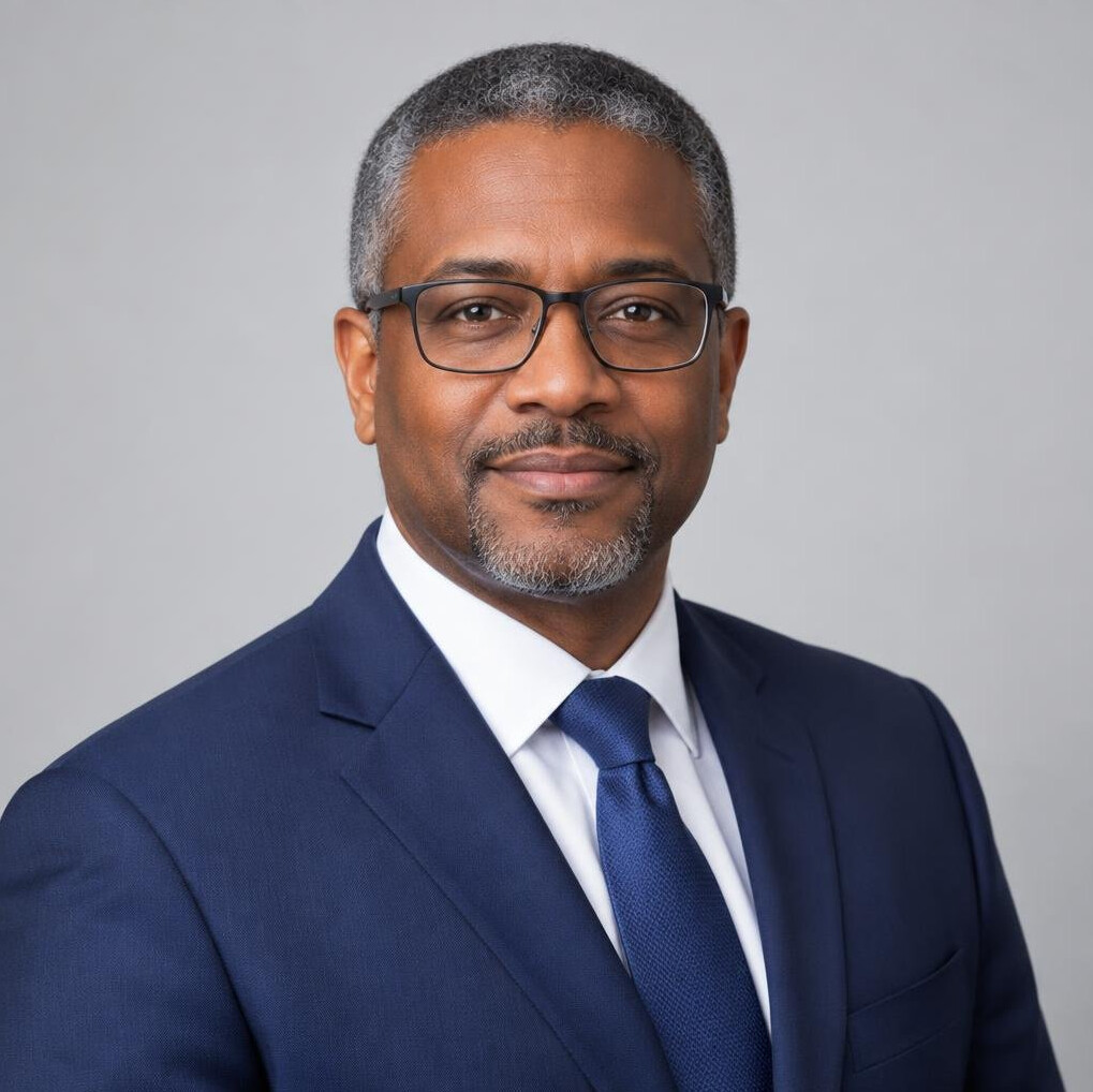 Studio portrait of a man leadership trainer
