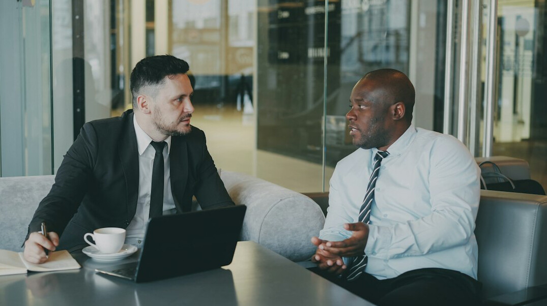 career coach mentoring employee
